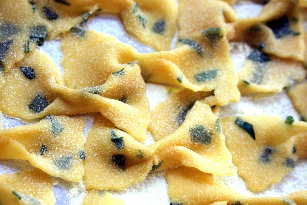 Rezeptbild: Farfalle con Gamberi al Zafferano