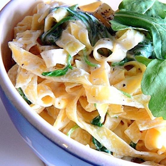 Rezeptbild: Tagliatelle mit Rucola