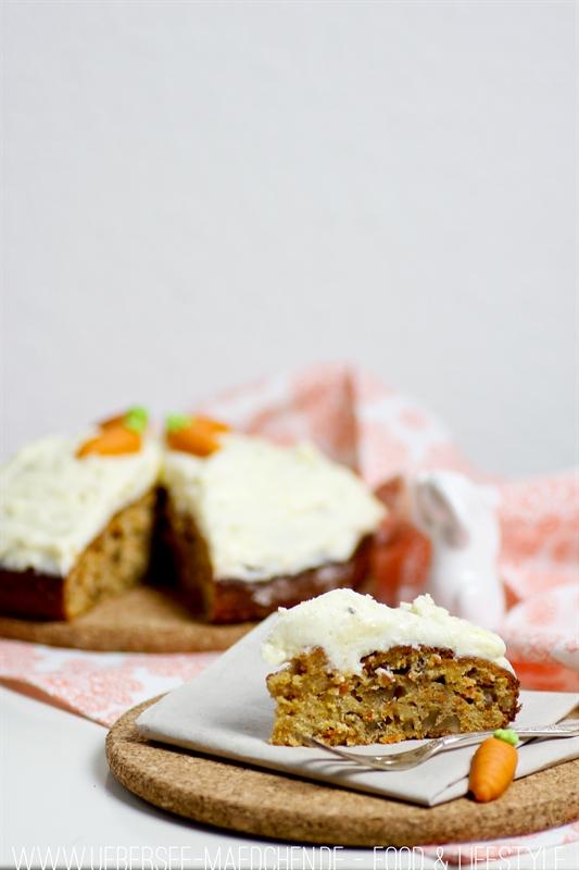 Rezeptbild: Saftiger Karottenkuchen zu Ostern