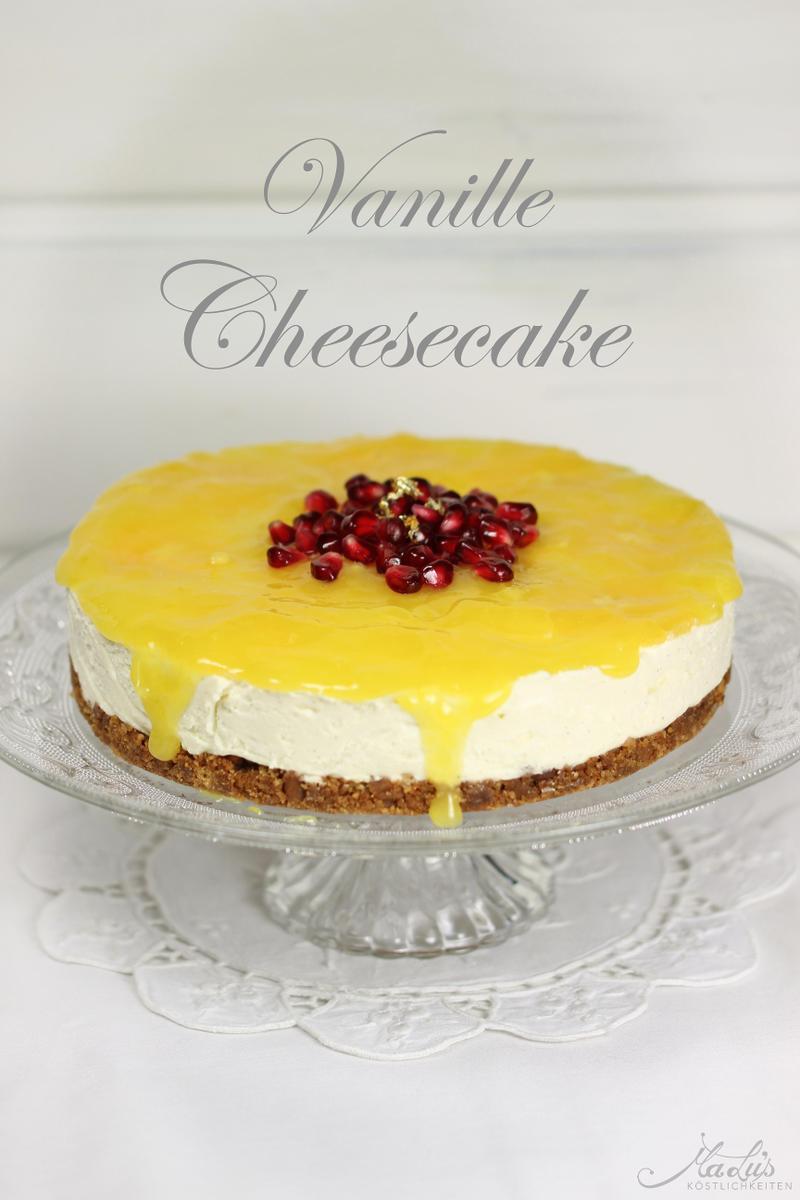 Rezeptbild: Vanille Cheesecake mit Orangen & Muskatnuss