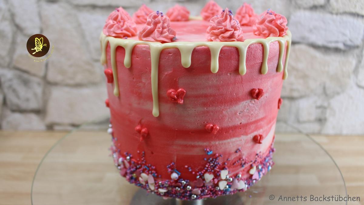 Rezeptbild: Kirsch Bananen Torte