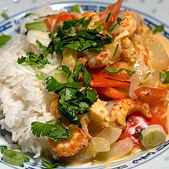 Rezeptbild: Fenchel-Paprika-Wok mit Flusskrebsen