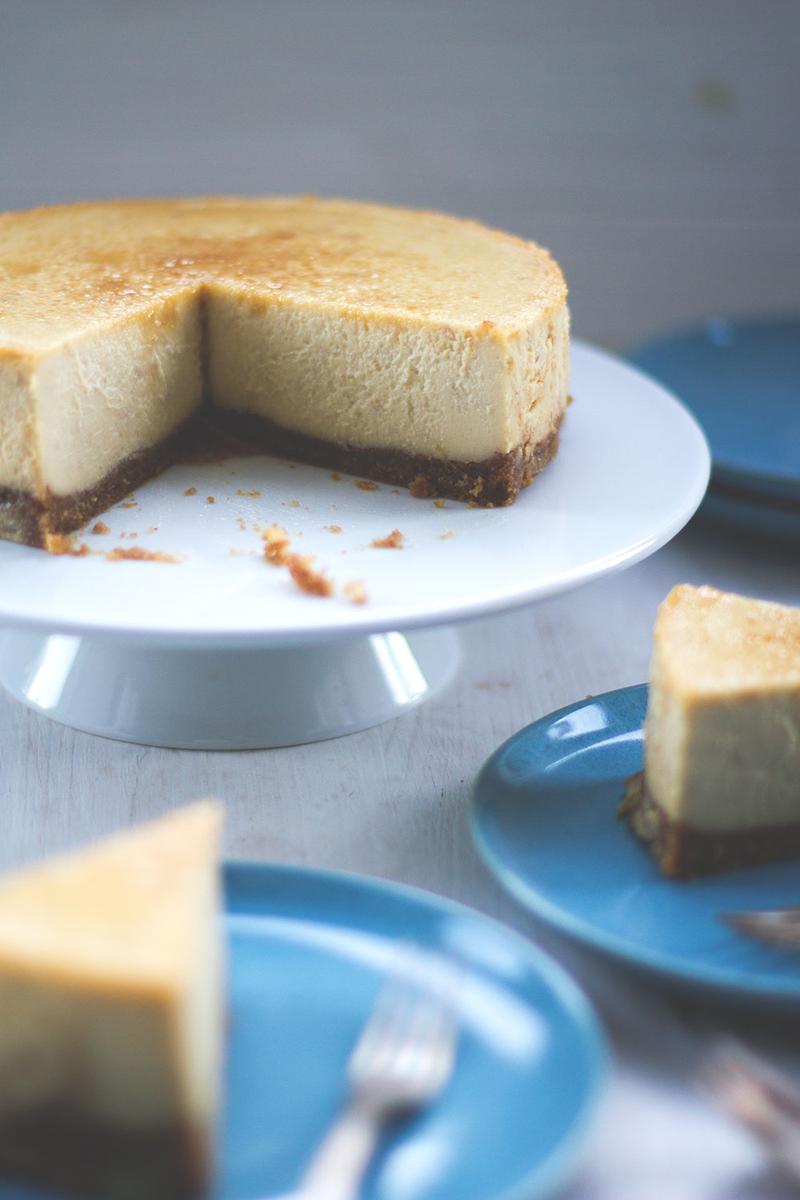 Rezeptbild: Ahornsirup-Walnuss-Cheesecake aus dem Thermomix-Varoma