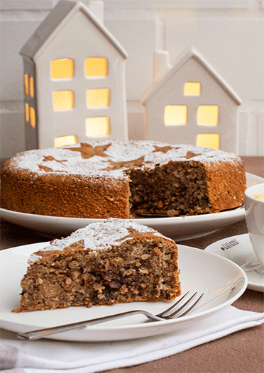Rezeptbild: Saftiger Maronen-Nuss-Kuchen
