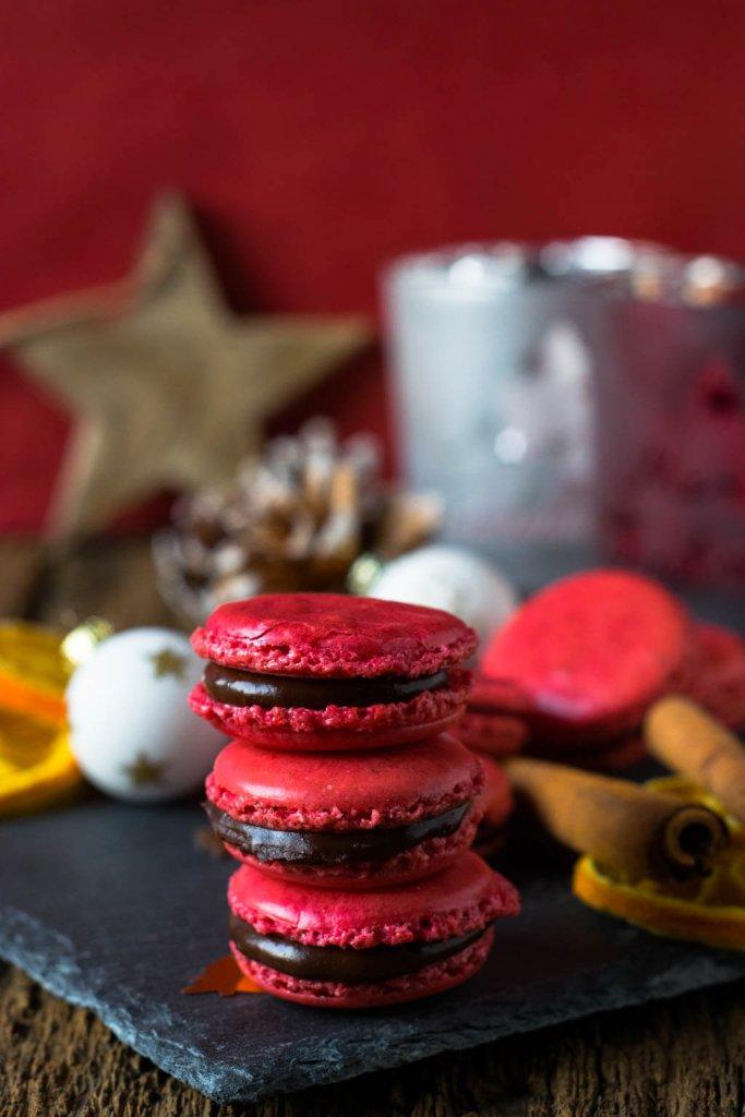 Rezeptbild: Weihnachtsmacarons