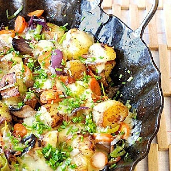 Rezeptbild: Kartoffelpfanne mit Käse