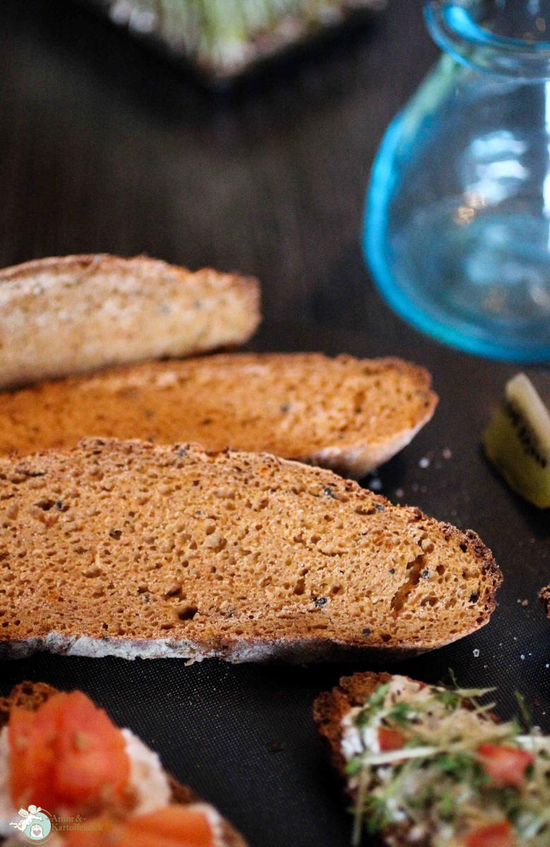 Rezeptbild: weizenfreies Süßkartoffelbrot