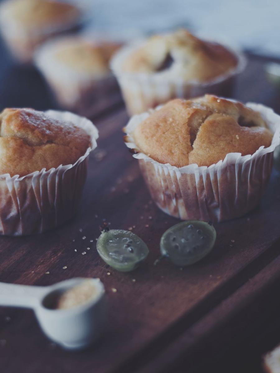 Rezeptbild: STACHELBEER-MUFFINS