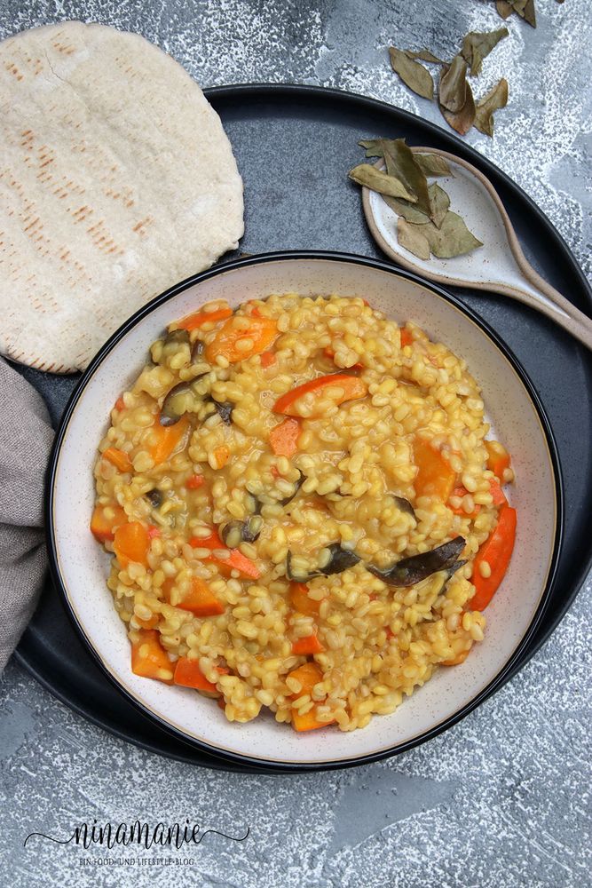 Rezeptbild: Kürbis-Linsen-Dal