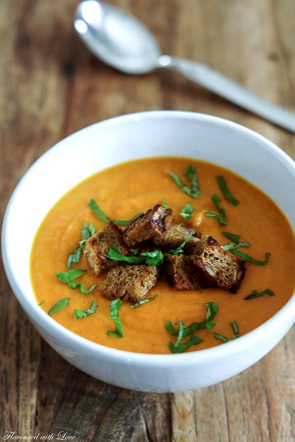 Rezeptbild: Ingwer-Karotten-Suppe