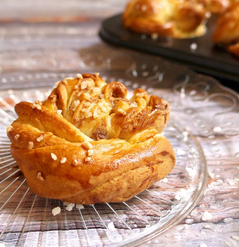 Rezeptbild: Schwedische Zimtschnecken (Kanelbullar)