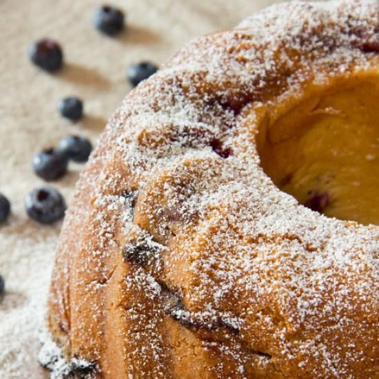 Rezeptbild: Heidelbeer-Biskuit