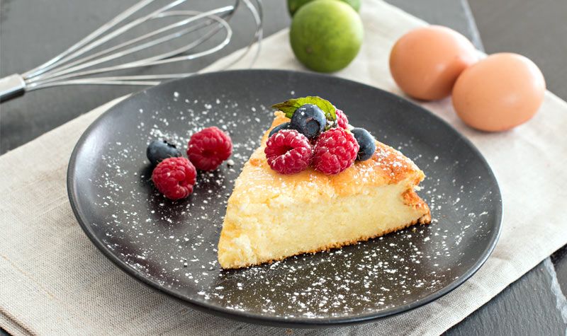 Rezeptbild: Luftiger Käsekuchen ohne Boden