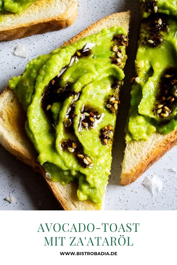Rezeptbild: Avocado-Toast mit Za'ataröl