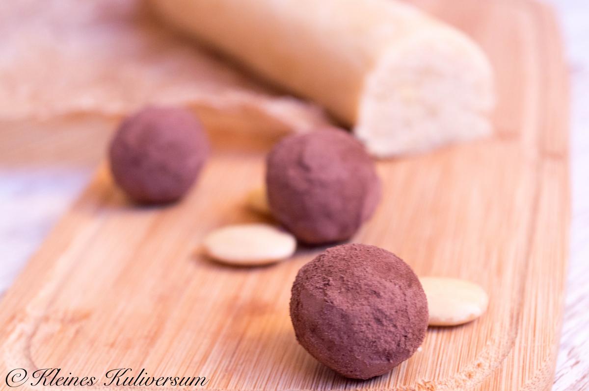 Rezeptbild: Marzipan Kartoffeln