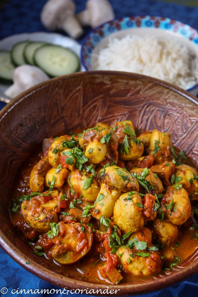 Rezeptbild: Vegetarisches Tikka Masala mit Pilzen