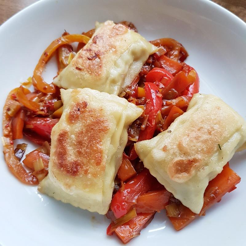 Rezeptbild: Maultaschen asiatisch