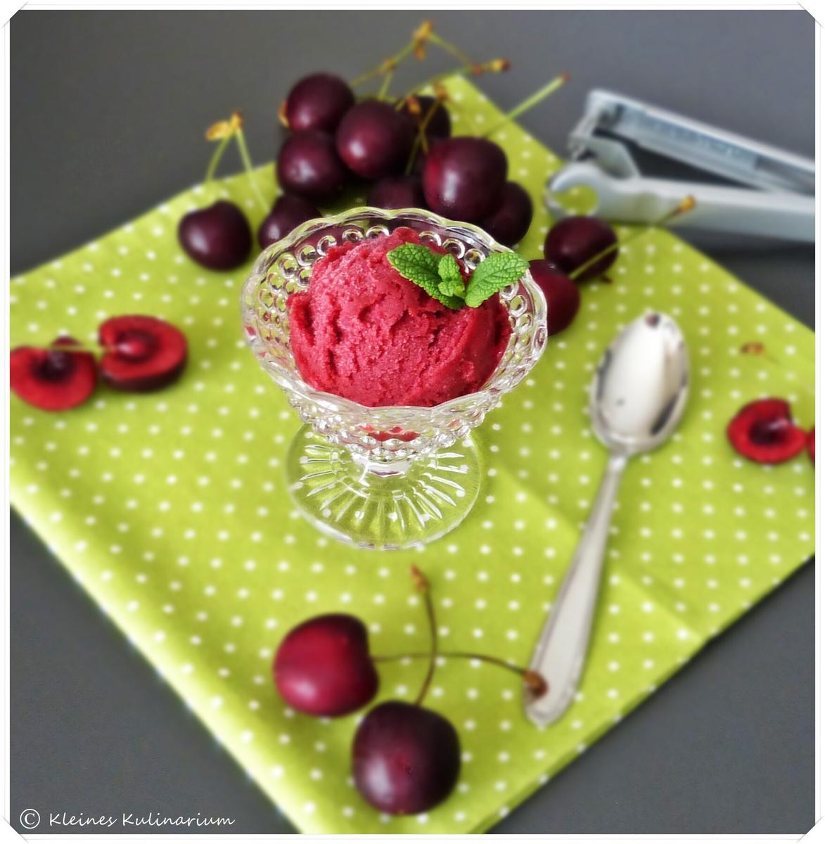 Rezeptbild: Kirschsorbet
