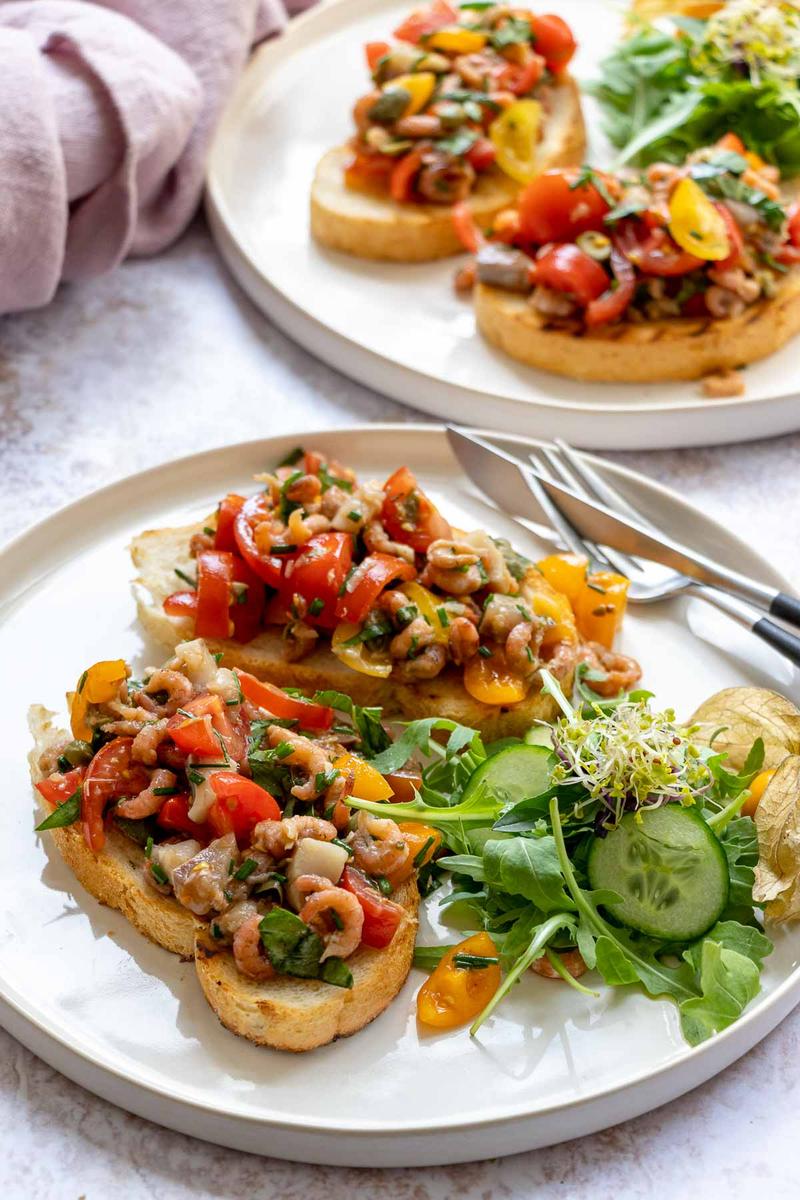 Rezeptbild: Krabben-Bruschetta