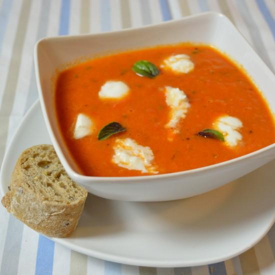 Rezeptbild: Jamie Olivers Caprese Suppe