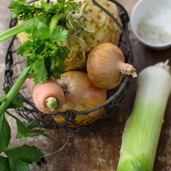 Rezeptbild: Selbstgemachte Gemüsebrühe