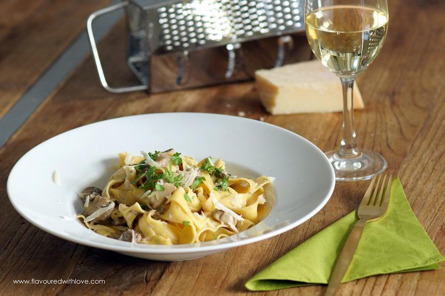 Rezeptbild: Papardelle mit Steinpilzen