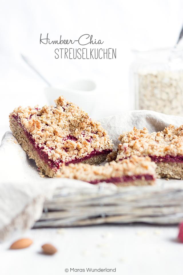 Rezeptbild: Himbeer-Chia-Streuselkuchn