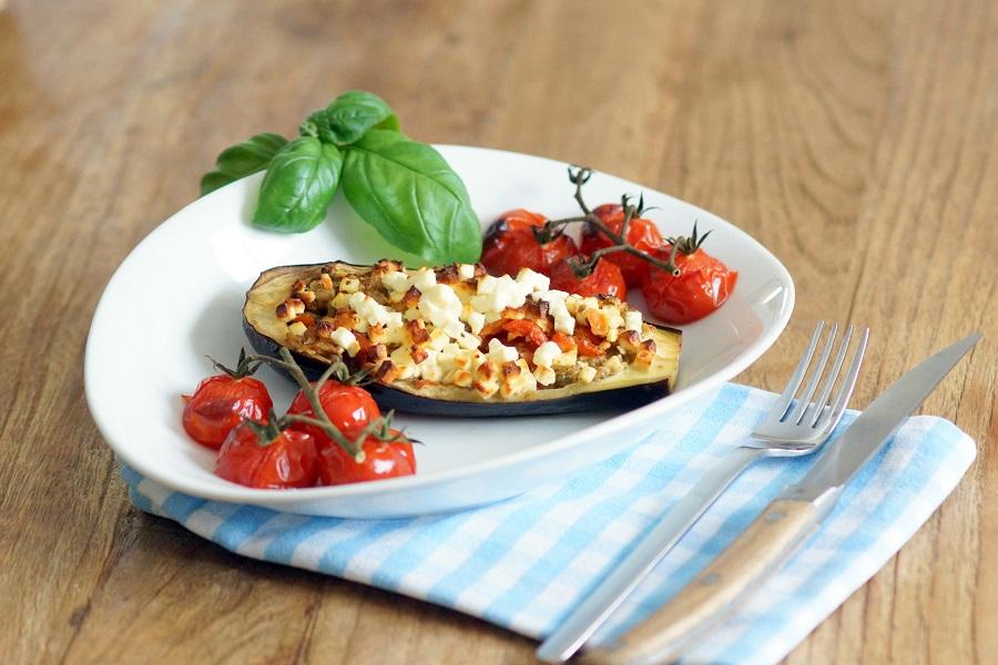 Rezeptbild: Gratinierte Auberginen