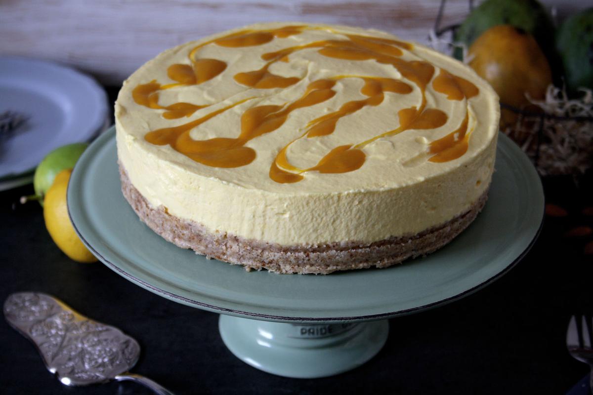 Rezeptbild: Mango-Cheesecake ohne Backen