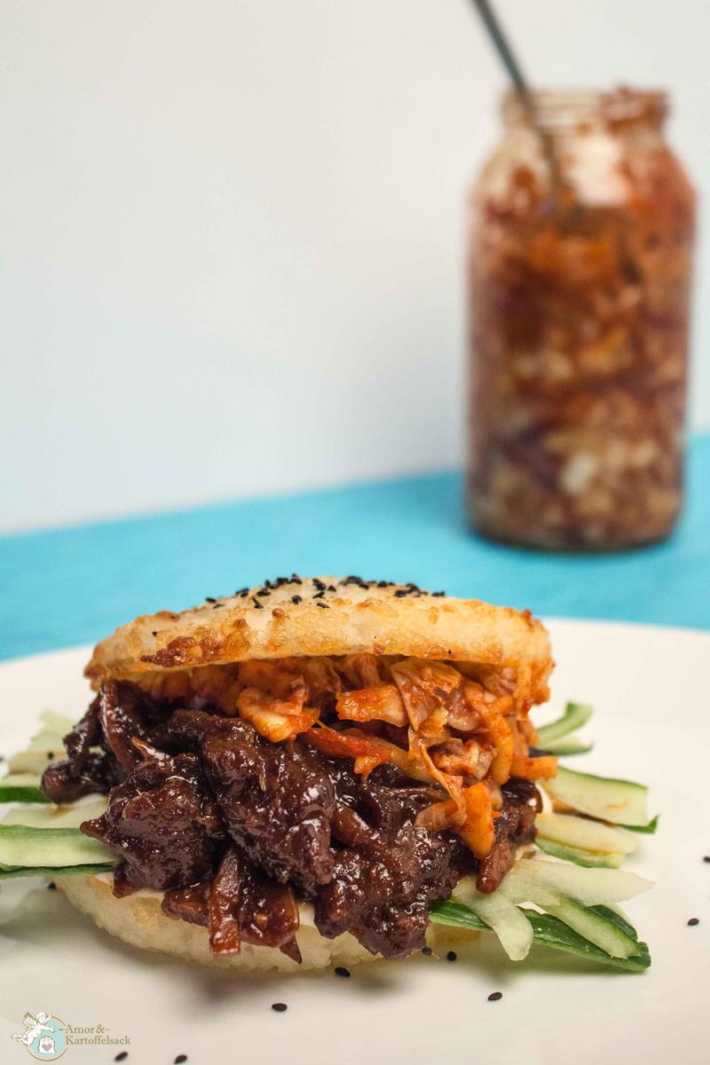 Rezeptbild: Bulgogi-Reis-Burger