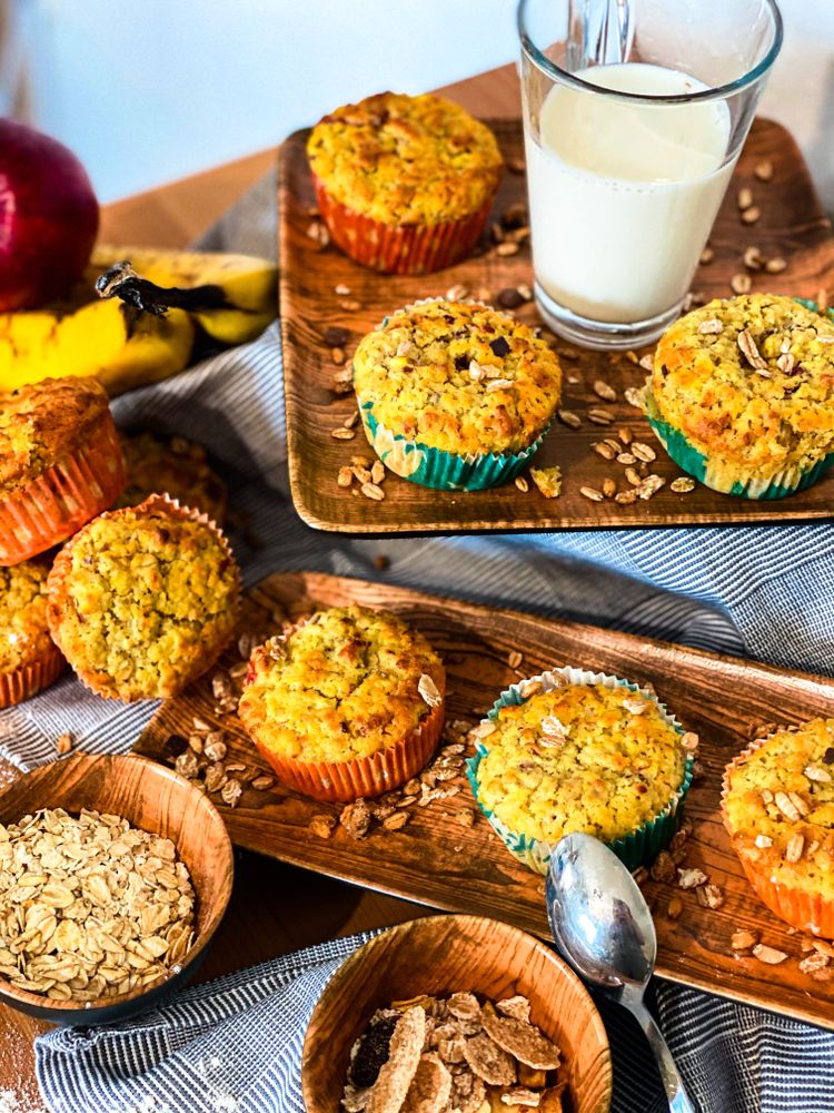 Rezeptbild: saftige Apfel (Frühstücks) Muffins