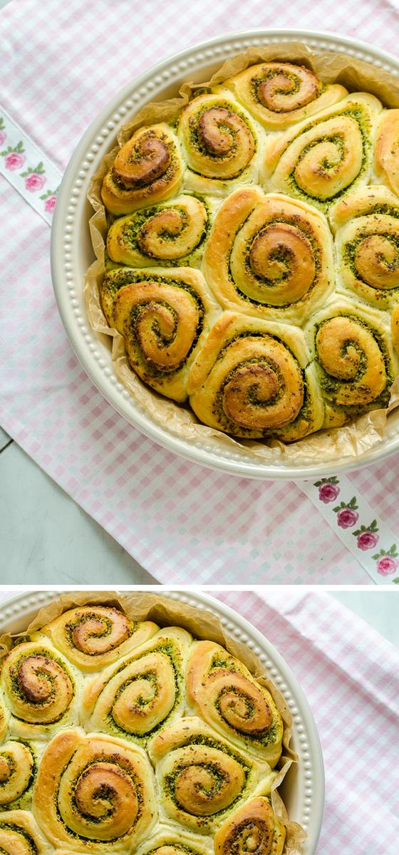 Rezeptbild: Bärlauchpesto Schnecken