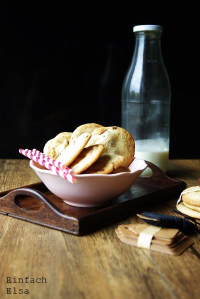 Rezeptbild: Einfache KitKat Cookies