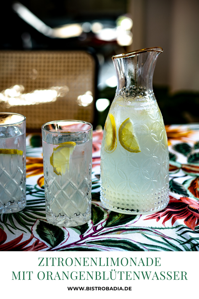 Rezeptbild: Zitronenlimonade mit Orangenblütenwasser