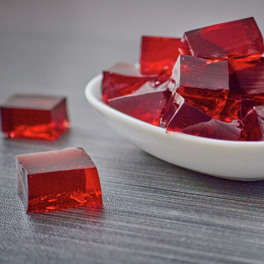 Rezeptbild: Glühwein Fruchtgummi mit Holunder