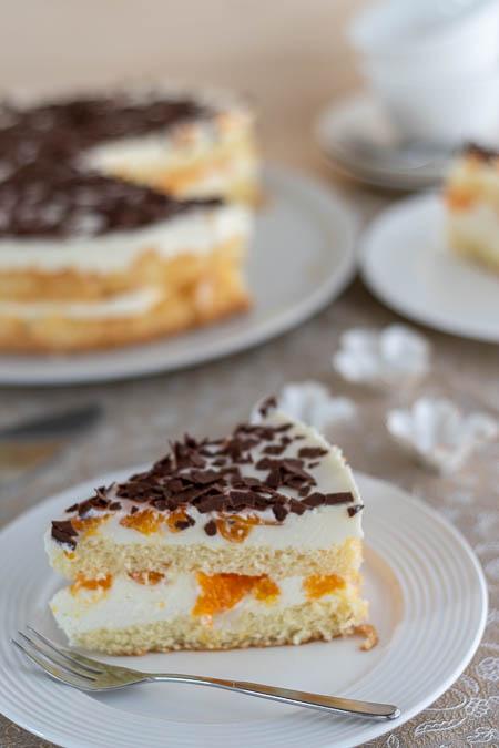 Rezeptbild: Mandarinen-Quark-Sahne Torte