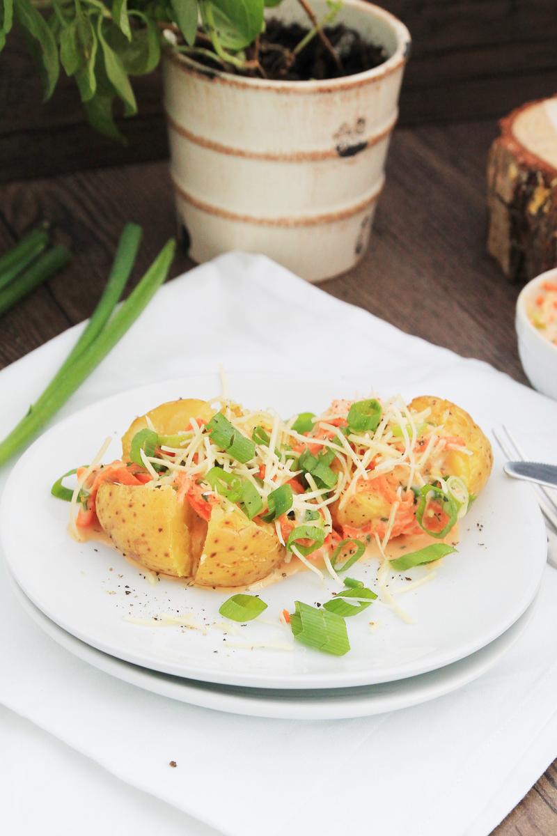 Rezeptbild: Kartoffeln mit Käse-Dip