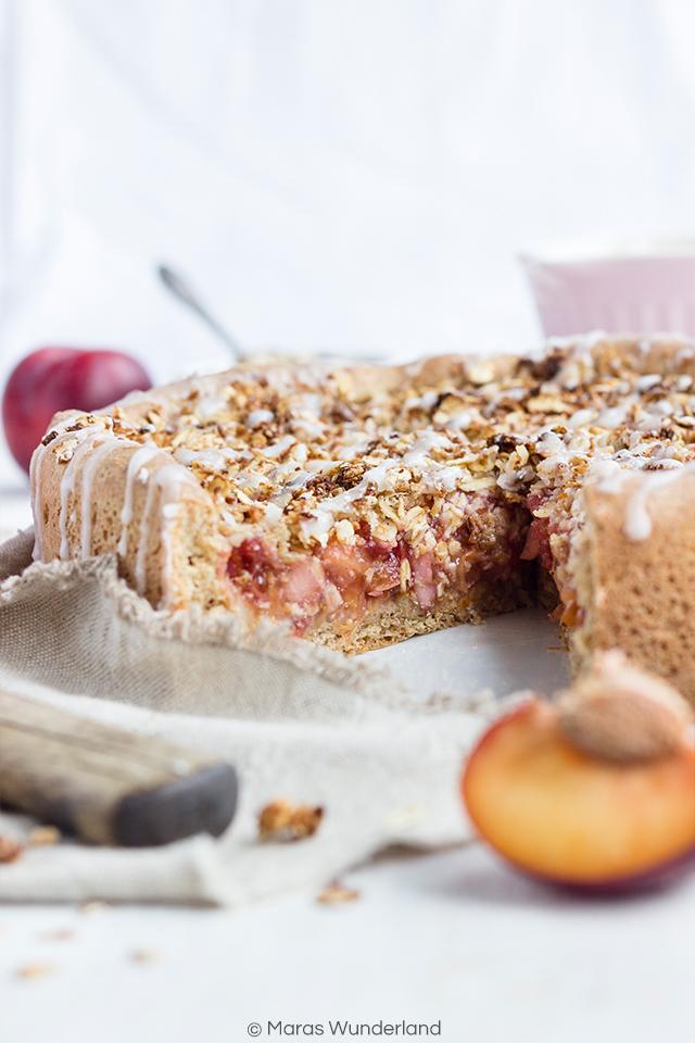 Rezeptbild: Veganer Pflaumen-Streuselkuchen