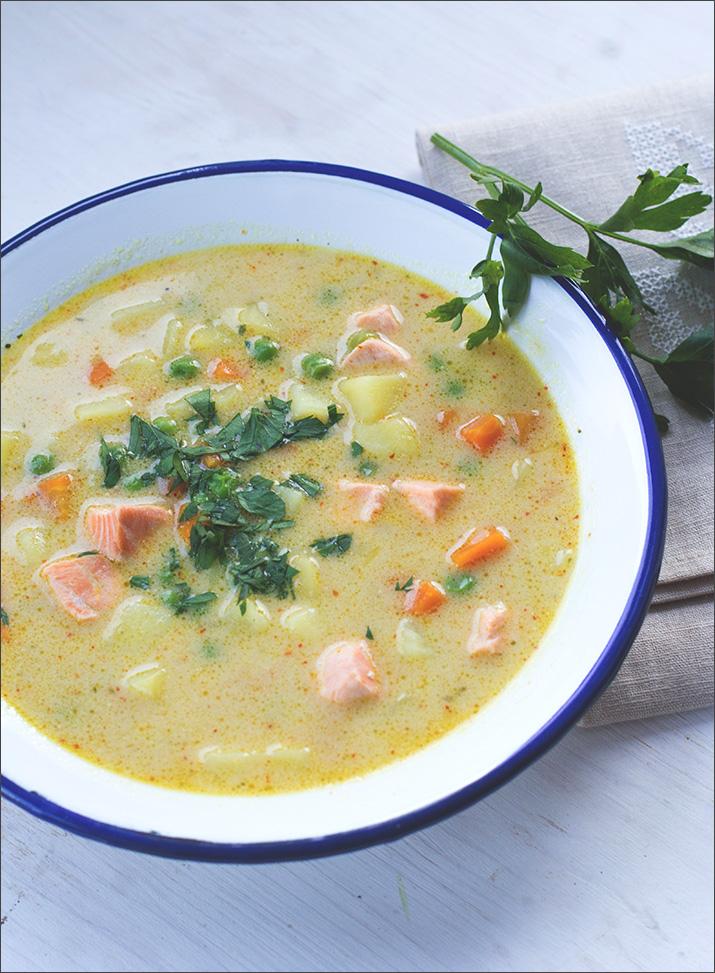 Rezeptbild: Kartoffel-Erbsen-Suppe