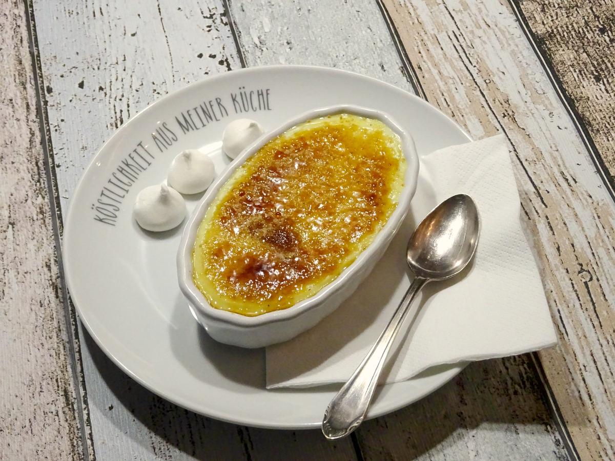 Rezeptbild: Crème Brûlée ganz schnell auf meine Art
