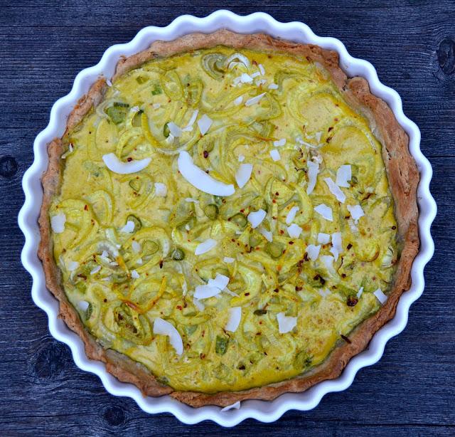 Rezeptbild: Fenchel-Kokosnussquiche