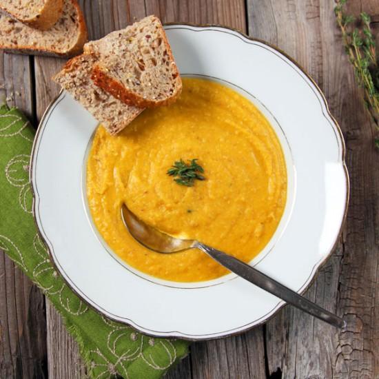 Rezeptbild: Gelbe Linsensuppe