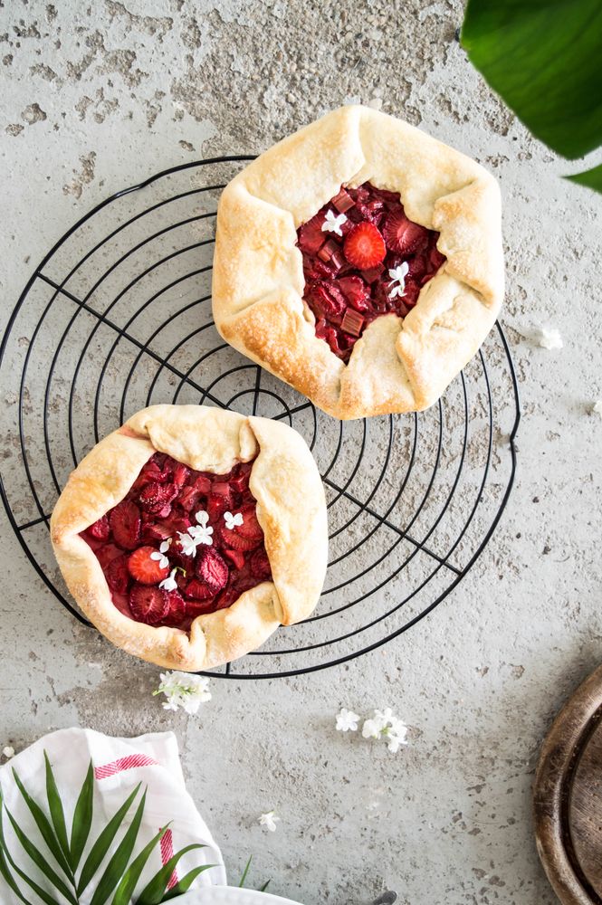 Rezeptbild: Erdbeer Galette
