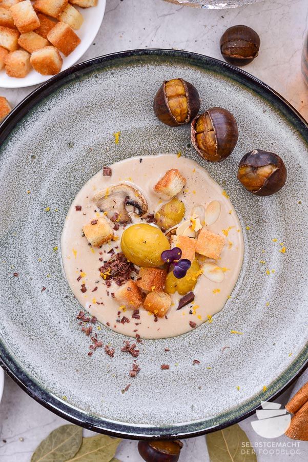 Rezeptbild: Cremige Maronen Suppe