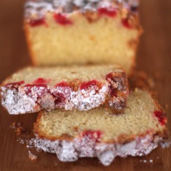 Rezeptbild: Amarettikuchen mit Kirschen