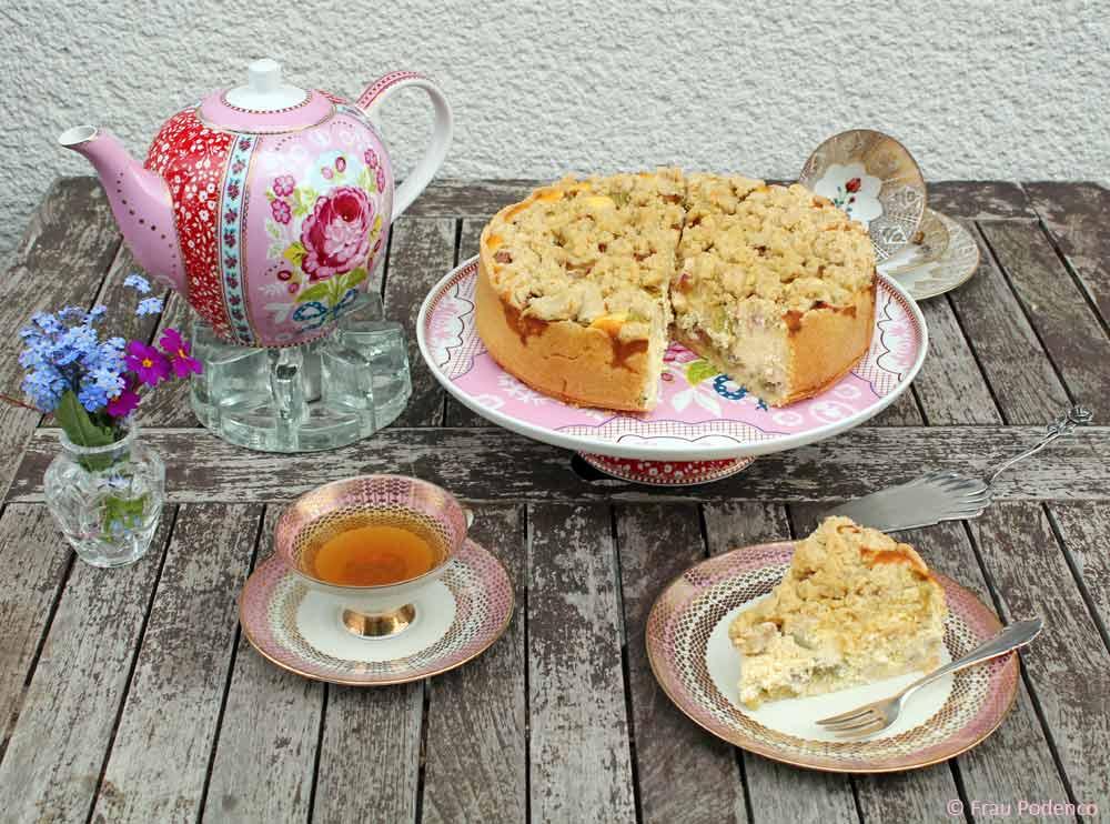 Rezeptbild: Rhabarber-Käsekuchen