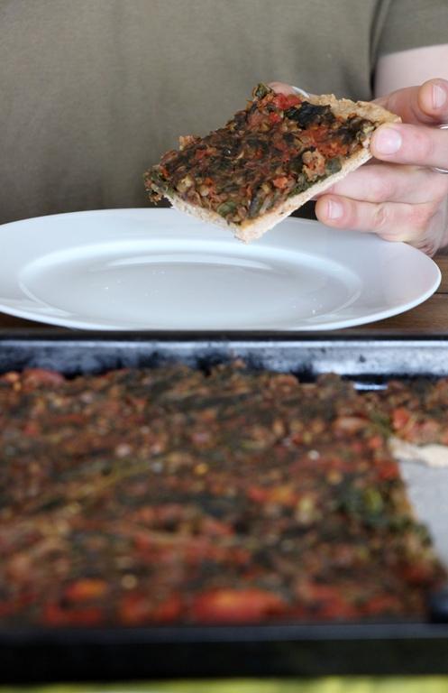 Rezeptbild: Grünkohl Pizza