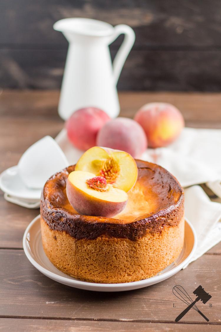 Rezeptbild: Pfirsich Käsekuchen