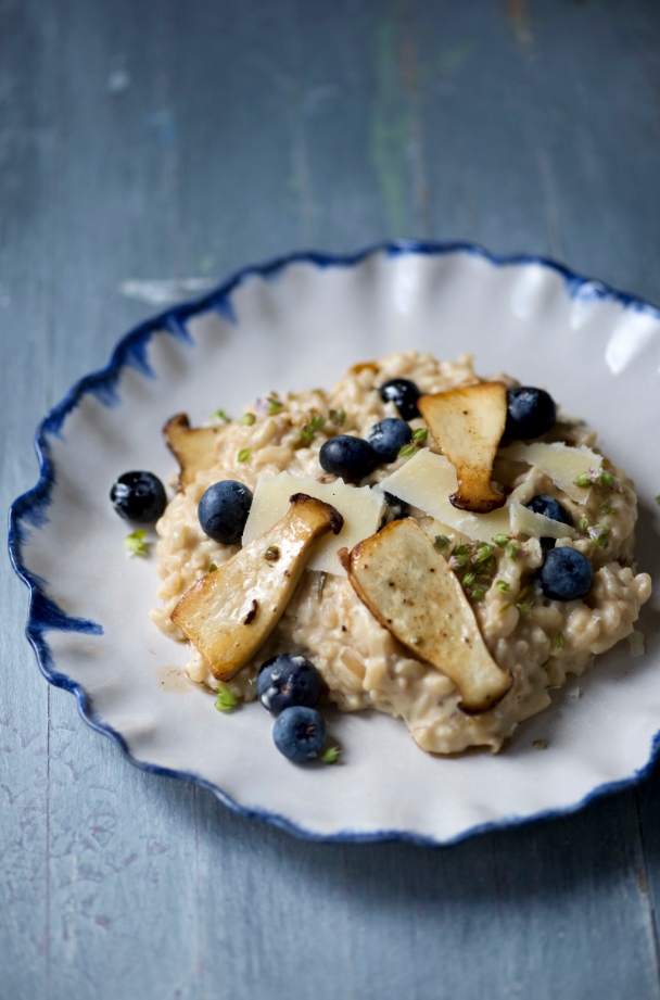 Rezeptbild: Risotto von zweierlei Pilzen