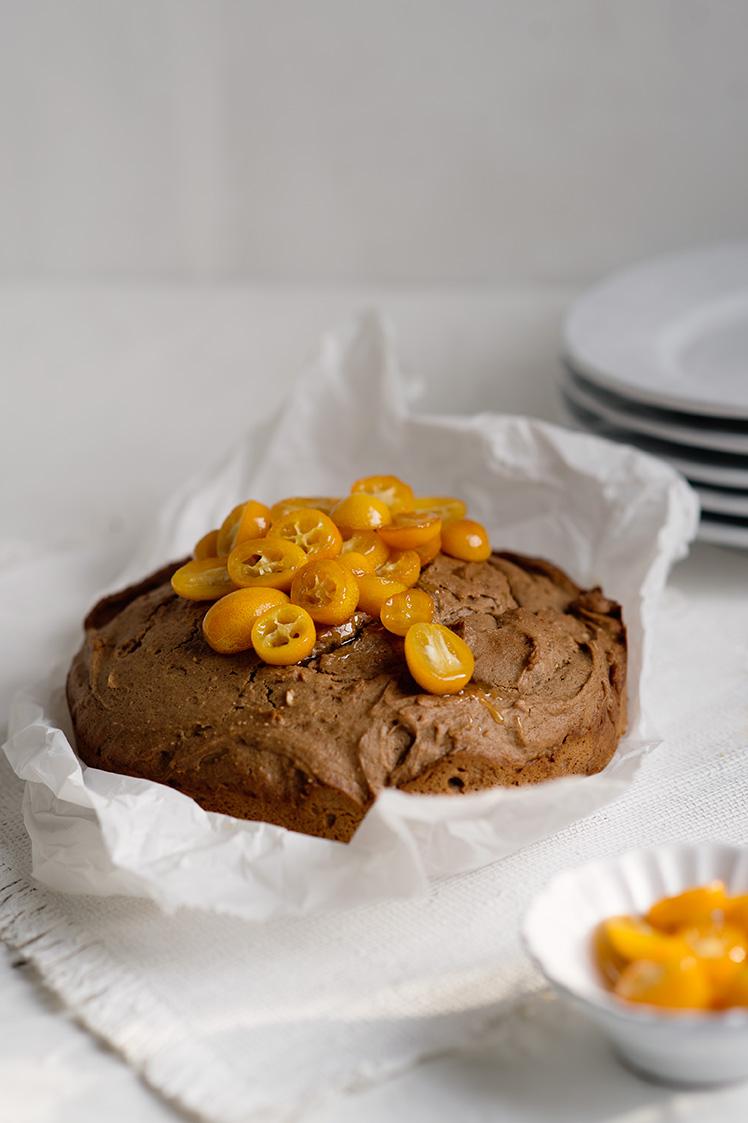 Rezeptbild: Schokoladepudding - Erdnusskuchen